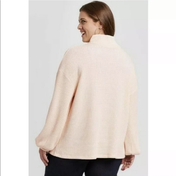 Ava Viv Waffle Knit Sweater 2x 